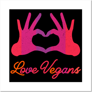 Love Vegans Posters and Art